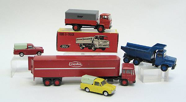 Appraisal: European Trucks Lot of rd scale trucks from Lion Holland