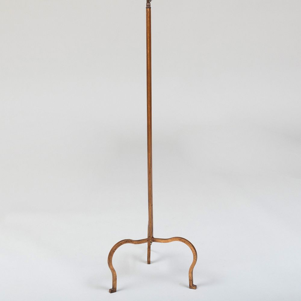 Appraisal: Modern Gilt Metal Floor Lamp ft x x in Condition