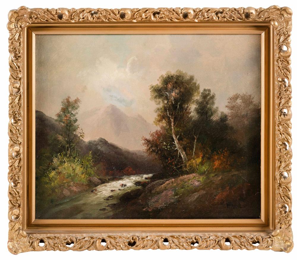 Appraisal: AMERICAN SCHOOL EARLY TH CENTURY LANDSCAPE OIL ON CANVAS X