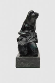 Appraisal: Russian Abstract Bronze Figure RUSSIAN ABSTRACT BRONZE FIGURE contemporary recast