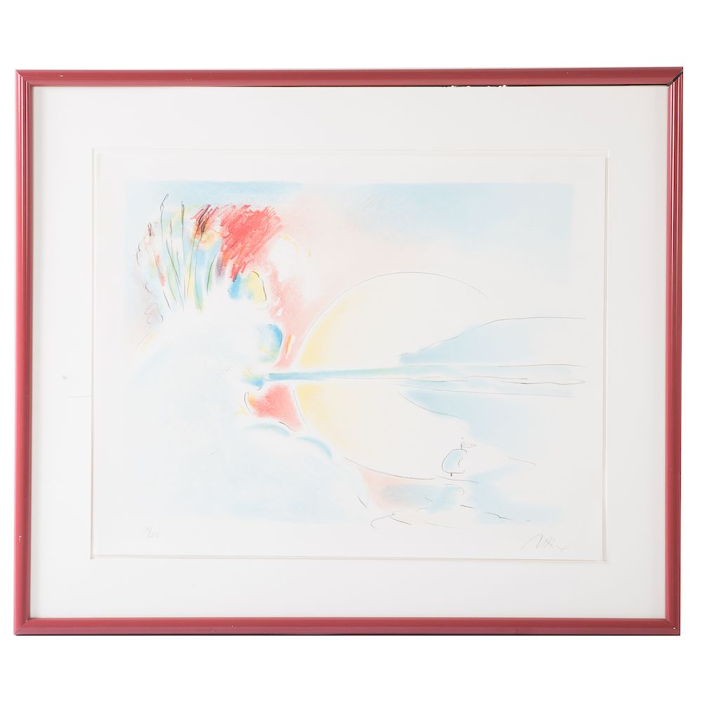 Appraisal: Peter Max Land of Sunshine German American b Lithograph ed