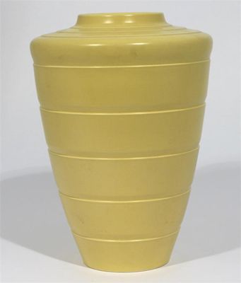 Appraisal: A Wedgwood earthenware Matt Straw vase designed by Keith Murray