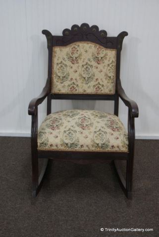 Appraisal: Antique c Eastlake Rocking ChairFrom an East Texas estate is