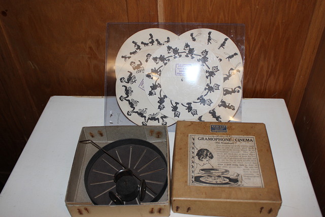 Appraisal: A GRAMOPHONE-CINEMA The Kinephone in original box together with five