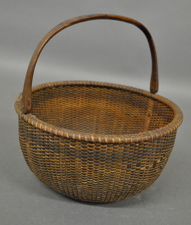 Appraisal: - Nantucket basket signed A O Crawford As found h