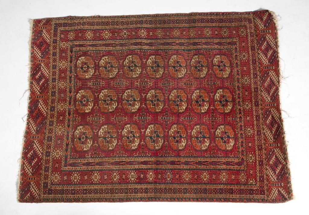 Appraisal: TEKKE TURKEMAN RUG EARLY th CENTURY m by m -