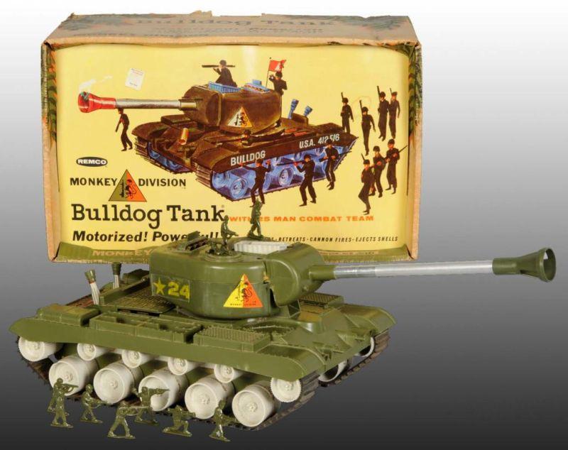 Appraisal: Remco Toy Monkey Division Bulldog Tank Description s Includes original