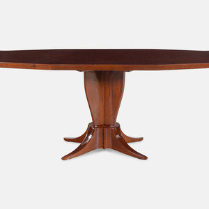 Appraisal: Attributed to Paolo Buffa Italian - Pedestal Coffee Table c