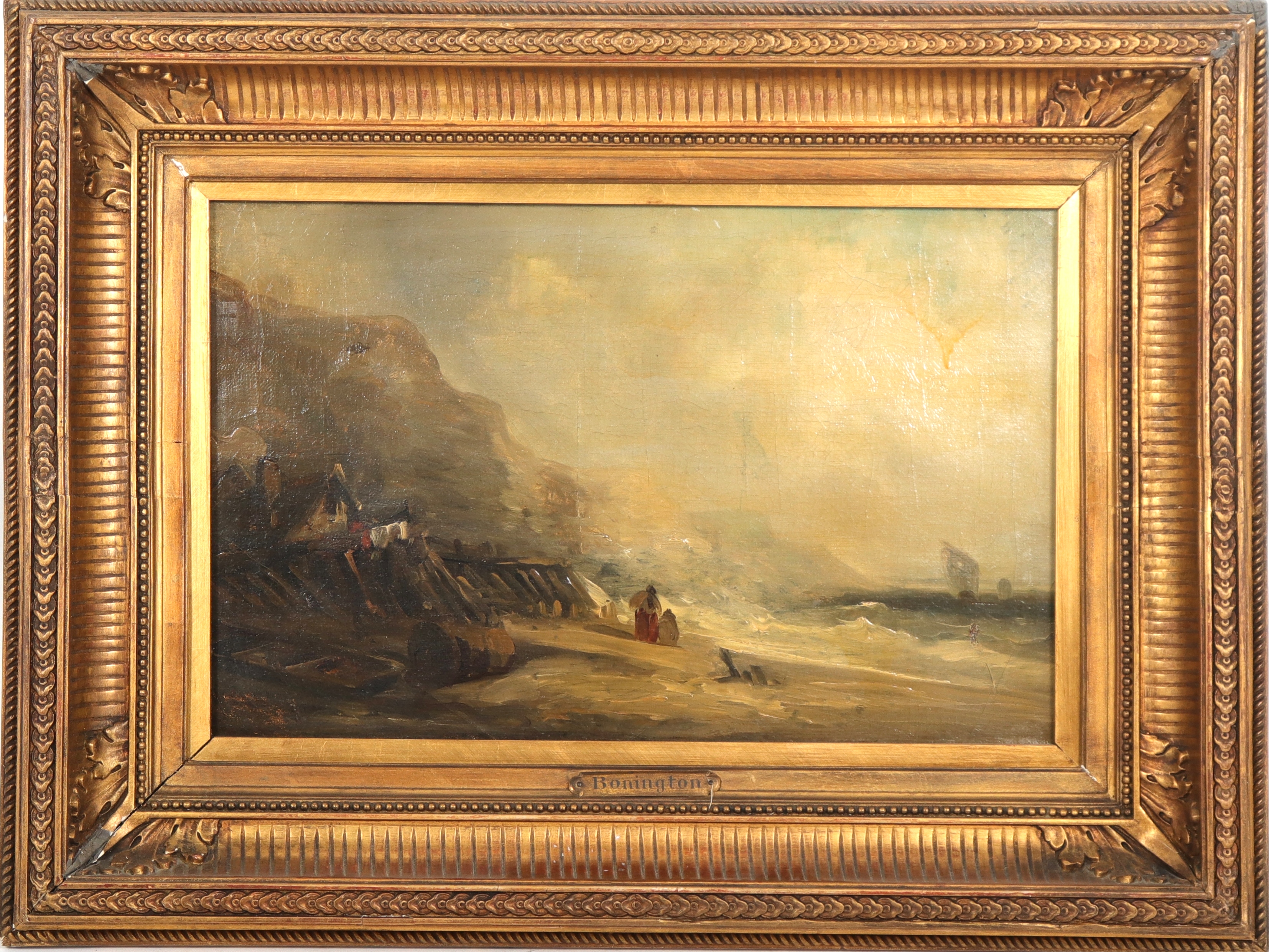 Appraisal: R BONINGTON MANNER OIL ON CANVAS Richard Parkes Bonington British