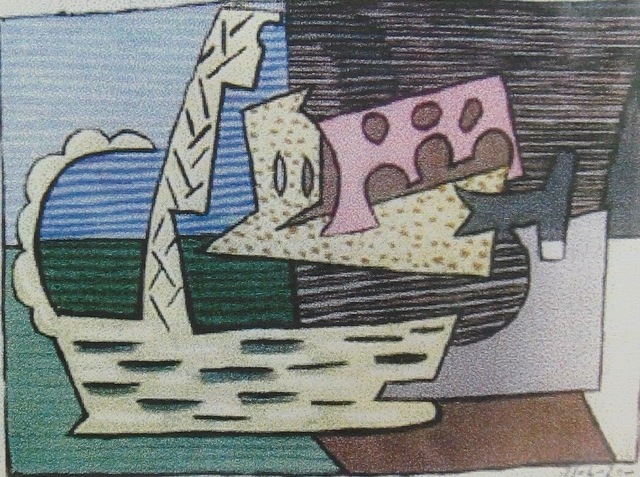 Appraisal: After Pablo Picasso The Basket digital print on canvas signed