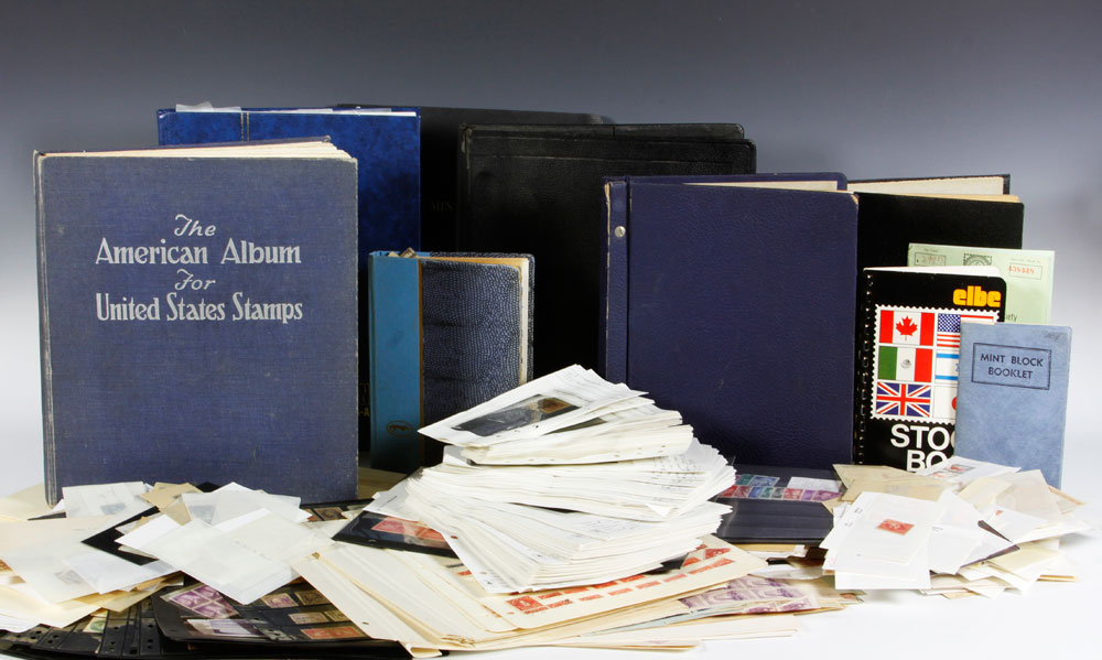 Appraisal: - Collection of Stamps Collection of many thousands of mostly