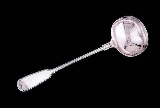 Appraisal: Southern coin silver ladle Lewis Owen Montgomery Alabama - Threaded