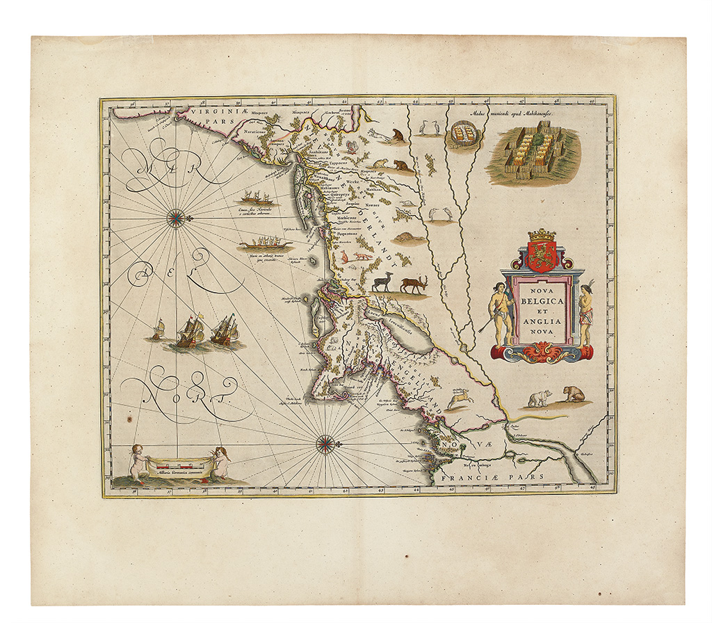 Appraisal: BLAEU WILLEM JANSZ Nova Belgica et Anglia Nova Double-page engraved