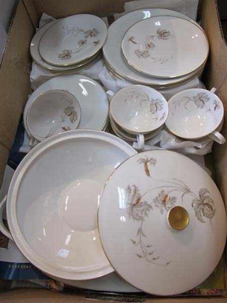 Appraisal: BOX OF NORITAKE DINNER WARE