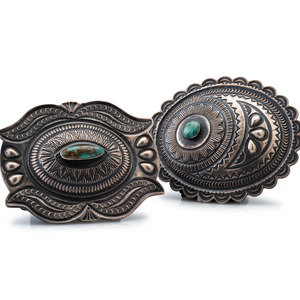 Appraisal: Roland Dixon Din th century Pair of Sterling Silver and