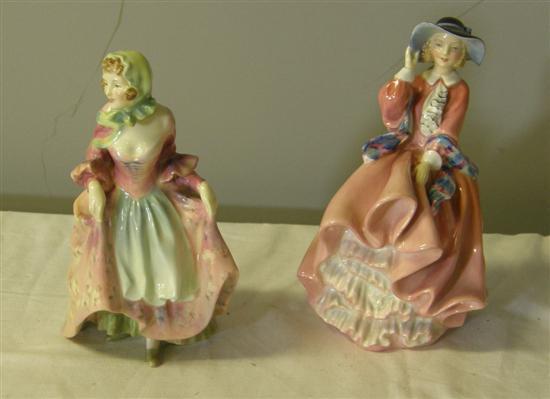 Appraisal: Royal Doulton figure 'Suzette' HN high and another 'Top of