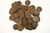 Appraisal: COINS - Lot of fifty-seven copper cent pieces - G-F