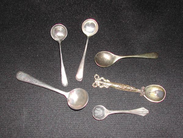 Appraisal: Group of Six English Silver Spoons consisting of a pair