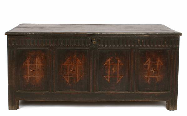 Appraisal: A Continental coffer th century and later elements restorations height