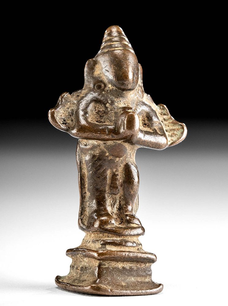 Appraisal: th C Indian Copper Alloy Standing Garuda South Asia India