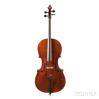 Appraisal: German Violoncello labeled Erhard Uebel AMSTERDAM length of back mm