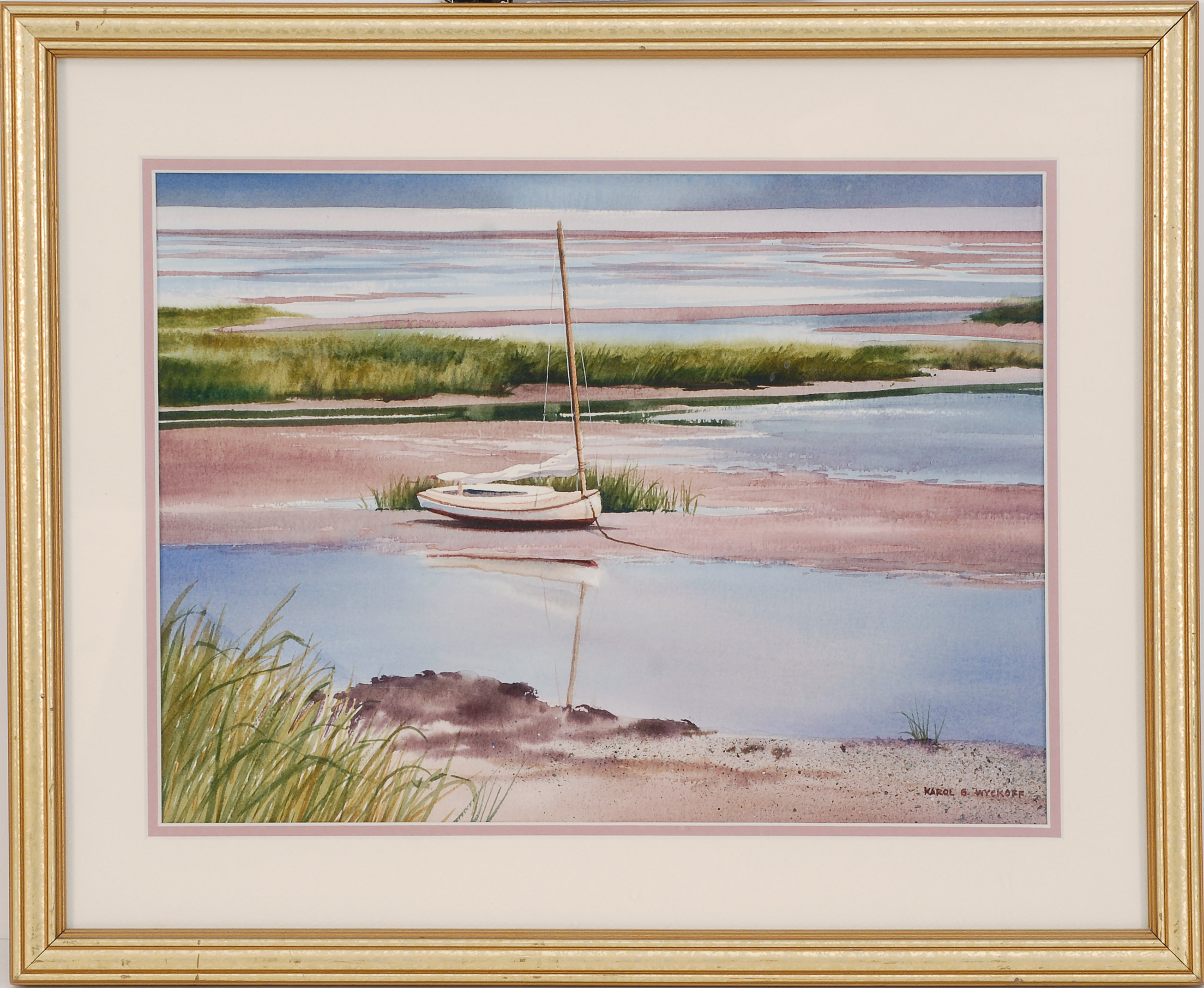 Appraisal: KAROL B WYCKOFFCape Cod ContemporaryHigh and Dry Signed lower right