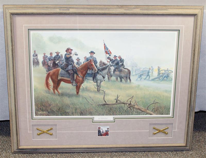 Appraisal: Mort Kunstler American th c Limited Edition color lithograph No