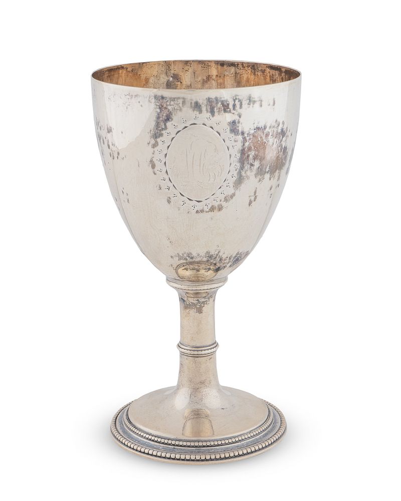 Appraisal: A George II Silver Goblet Height inches A George II