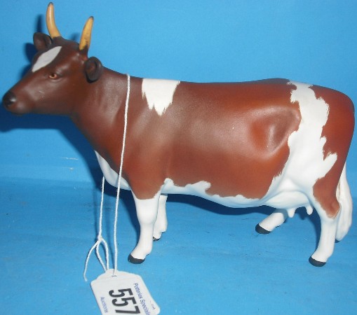 Appraisal: Beswick Ayrshire Cow Matt Ear Broken Reglued Horn Restored