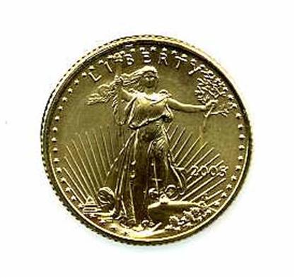 Appraisal: piece United States of America dollars gold bullion In plastic