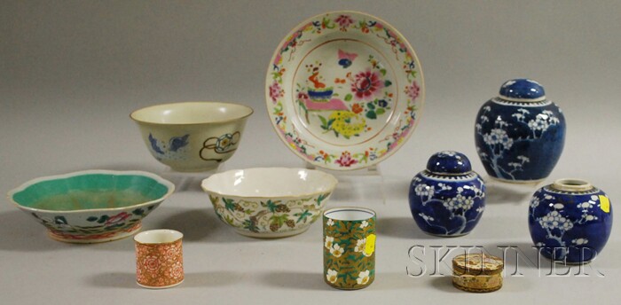 Appraisal: Ten Pieces of Chinese and Japanese Porcelain Tableware