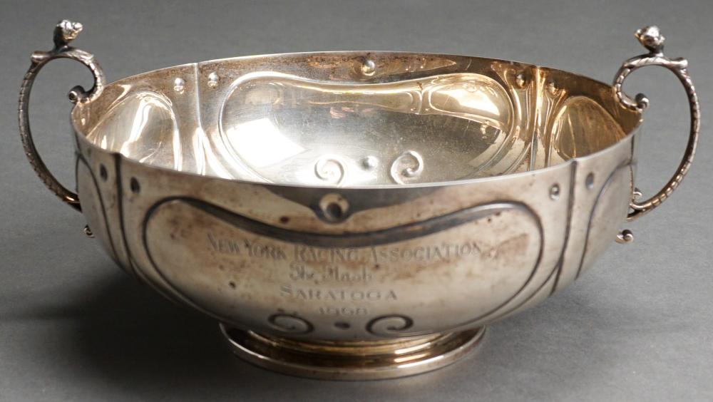 Appraisal: Easko NY 'Simeon Saumain' Reproduction Sterling Silver Trophy Bowl for