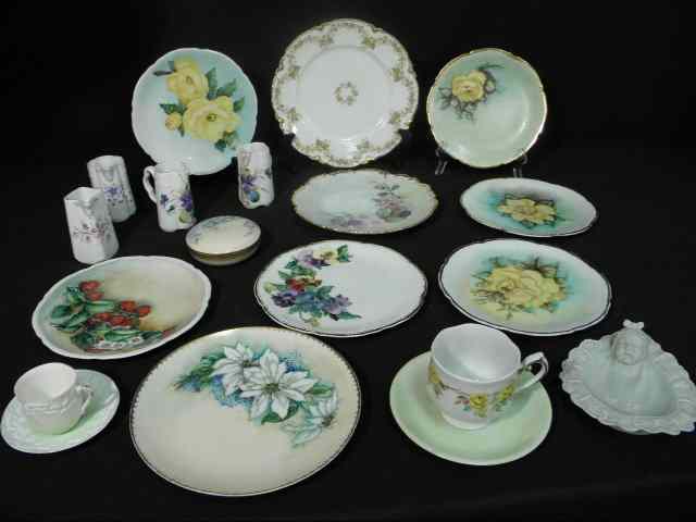 Appraisal: Nineteen pieces of assorted porcelain Includes a '' wide Adderley