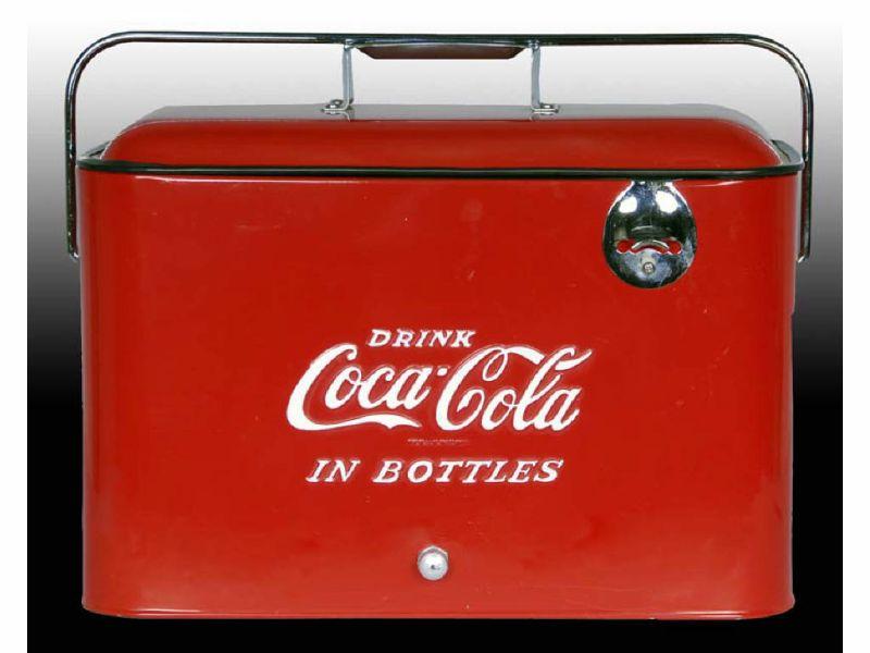 Appraisal: s Restored Coca-Cola Picnic Cooler Description '' x '' x