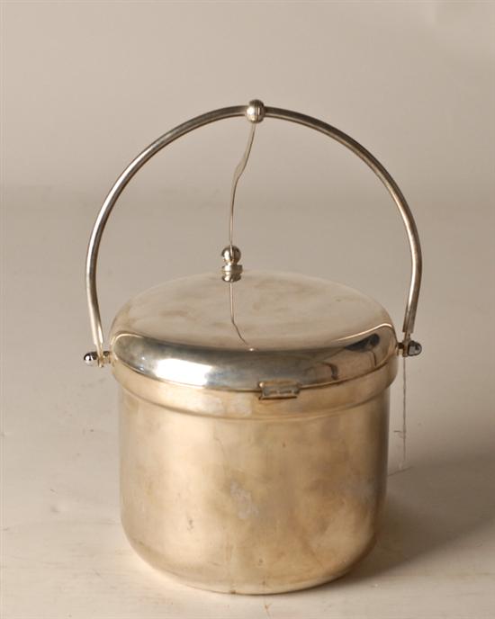 Appraisal: Silverplate Ice Bucket high diameter