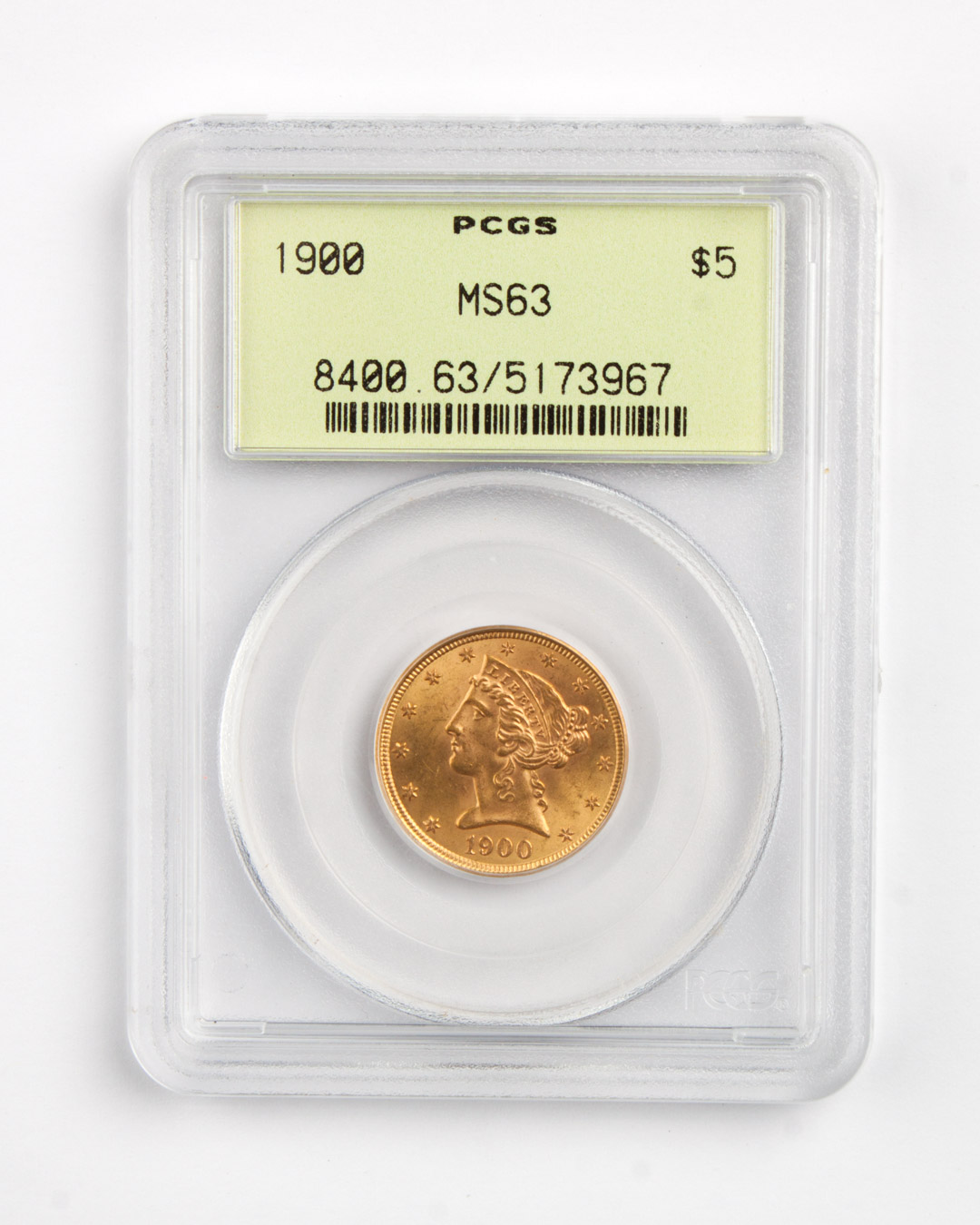 Appraisal: United States gold half eagle Coronet type MS- in PCGS