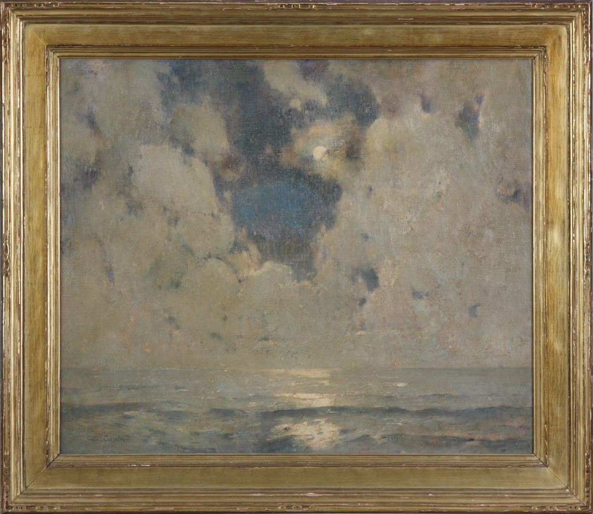 Appraisal: Soren Emil Carlsen American - Moonlight Sgn Emil Carlson lower