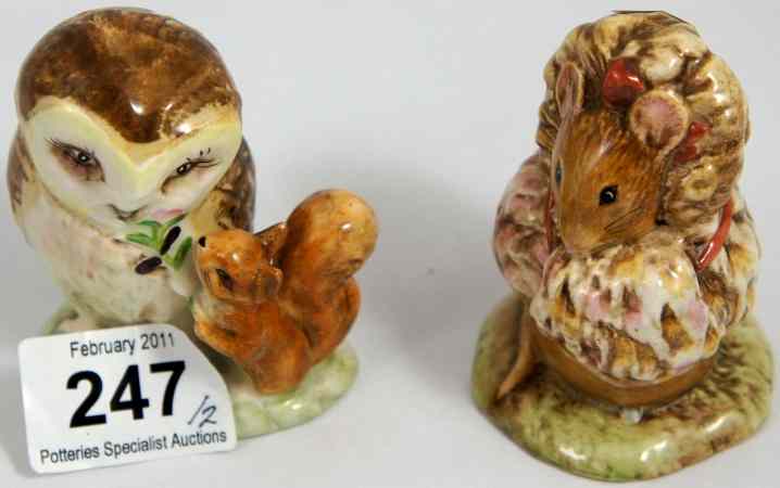 Appraisal: Beswick Beatrix Potter Figures Thomasina Tittlemouse and Old Mr Brown