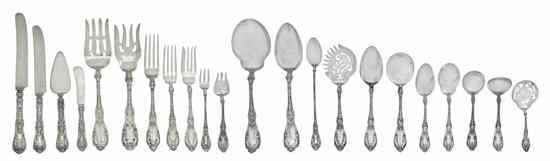 Appraisal: An American Sterling Silver Flatware Service for Twelve Gorham in