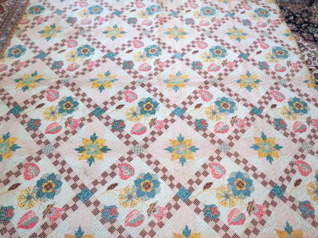 Appraisal: Handmade Quilt Style Coverlet X