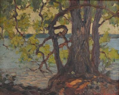 Appraisal: Jameson Canadian School Early th Century Head Lake Ontario Oil