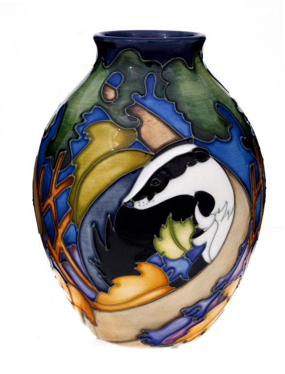 Appraisal: A MOORCROFT THE SETT VASE DESIGNED BY KERRY GOODWIN cm