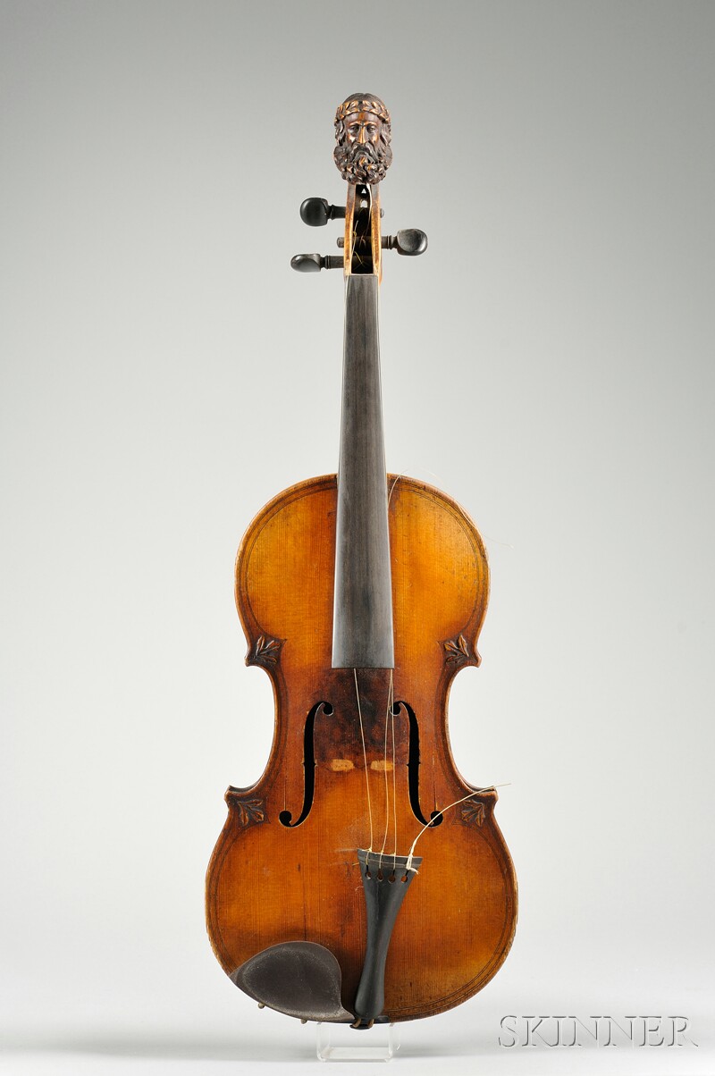 Appraisal: French Violin probably Derazey Workshop c unlabeled length of back