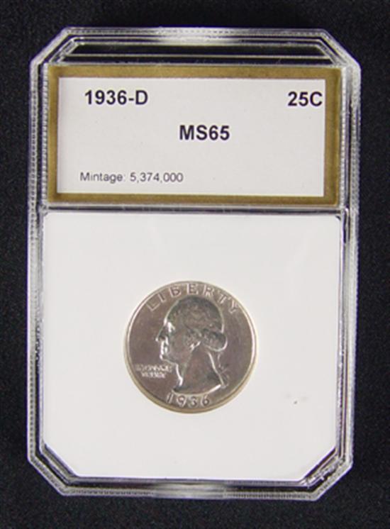 Appraisal: -D Washington Quarter Semi Key in this series PCI certified