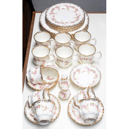 Appraisal: A Royal Albert Dimity Rose pattern dinner service printed mark