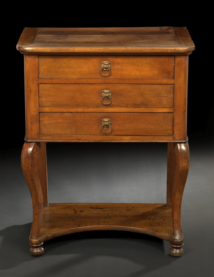 Appraisal: Louis-Philippe Walnut Commode second quarter th century the banded and