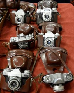 Appraisal: Four box lots Zeiss camera lot to include Contaflex Super