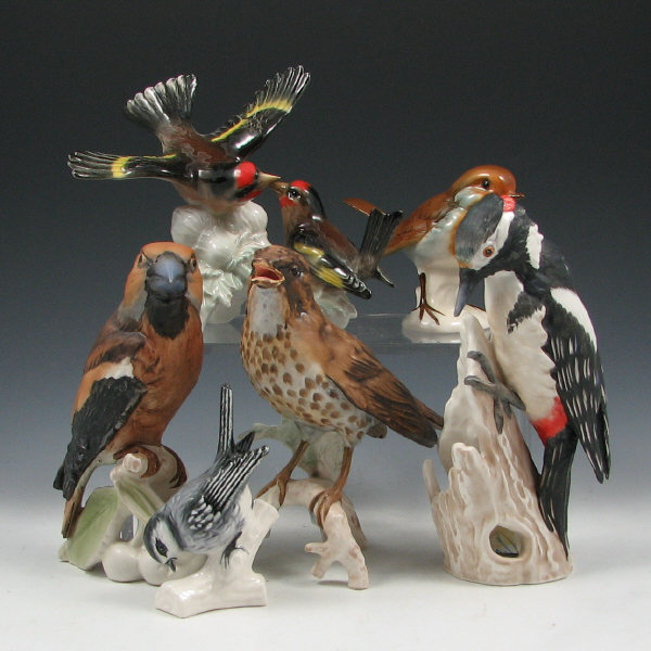 Appraisal: Goebel Bird Figurines Six - Mint Lot of six Goebel