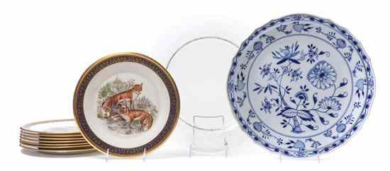 Appraisal: A Set of Eight Lenox Porcelain Plates in the Redfoxes