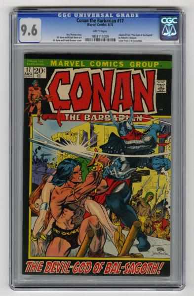 Appraisal: Conan the Barbarian CGC Marvel Comics Roy Thomas story with